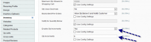 Magento - Qty Increments - global